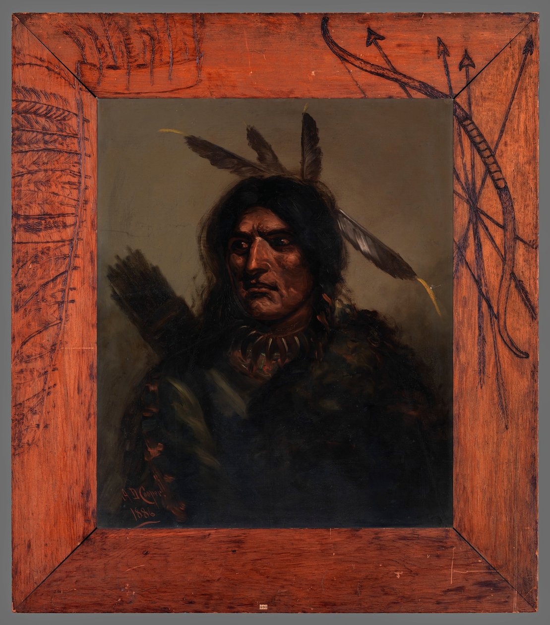 Indianin z kołczanem autorstwa Alexander Davis Cooper