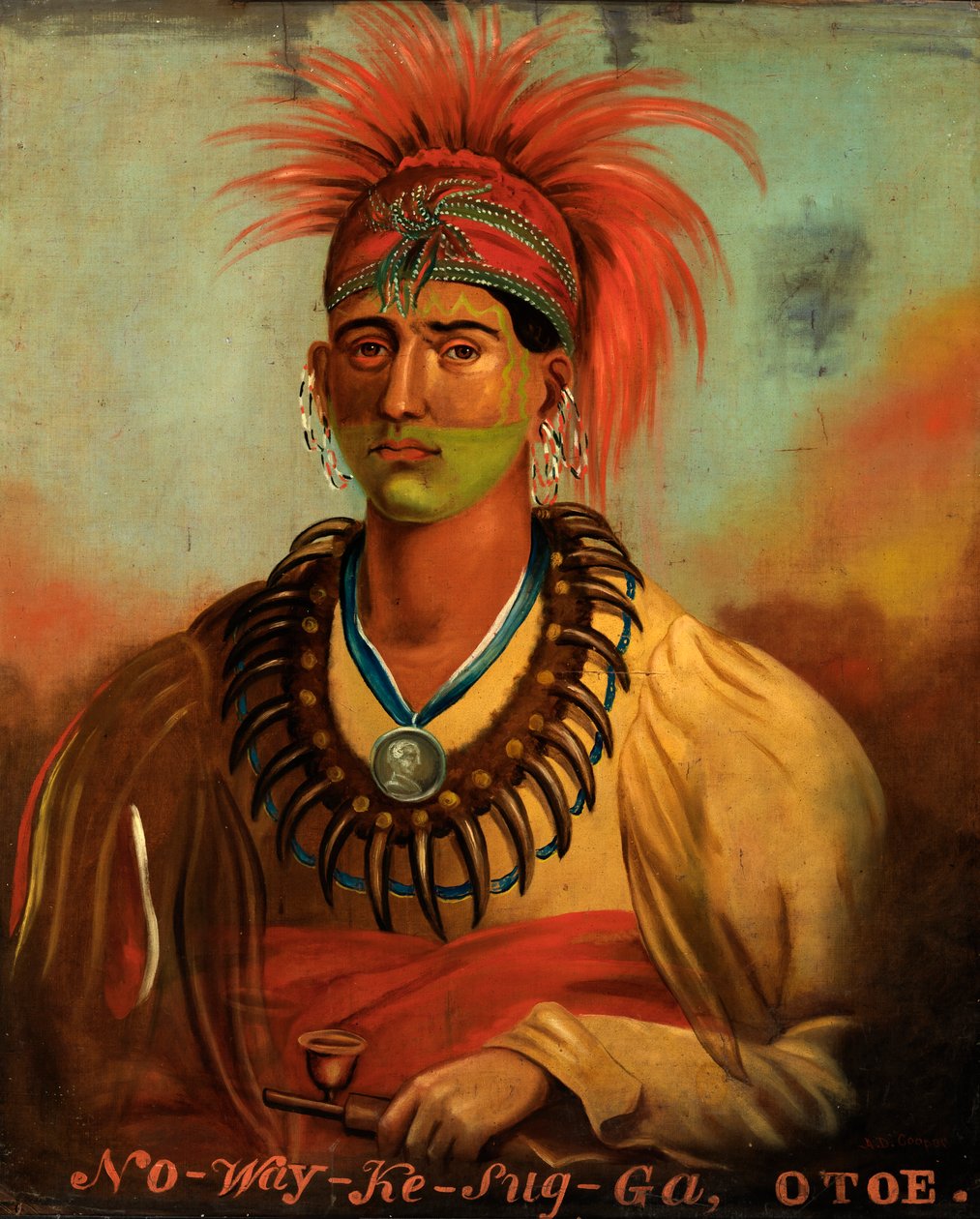 Nie ma mowy-ke-sug-wesoły, ka. 1840. autorstwa Alexander Davis Cooper
