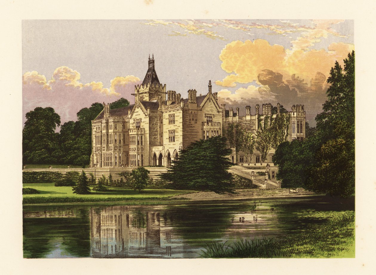 Adare Manor, Hrabstwo Limerick, Irlandia. autorstwa Alexander Francis (after) Lydon