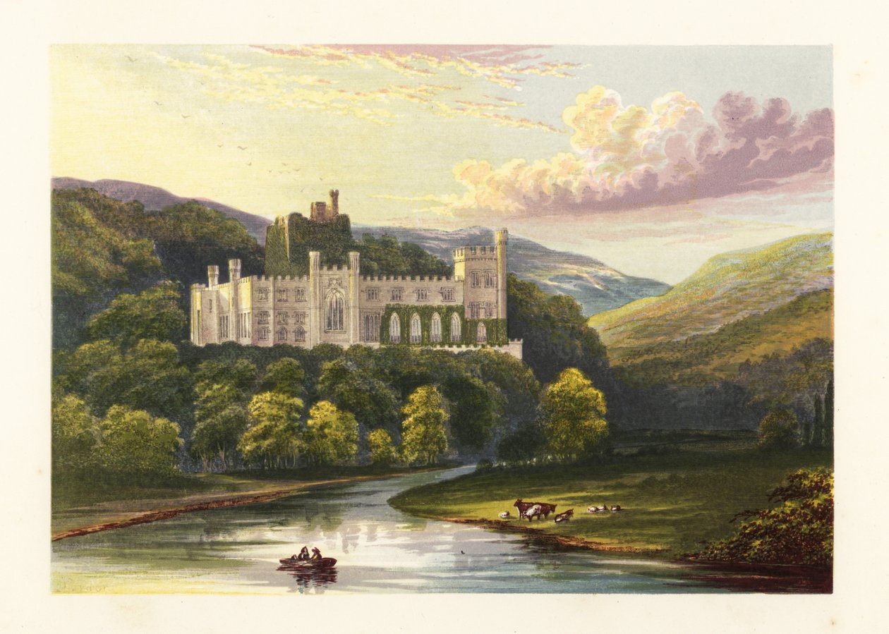 Zamek Arundel, Sussex, Anglia. autorstwa Alexander Francis (after) Lydon