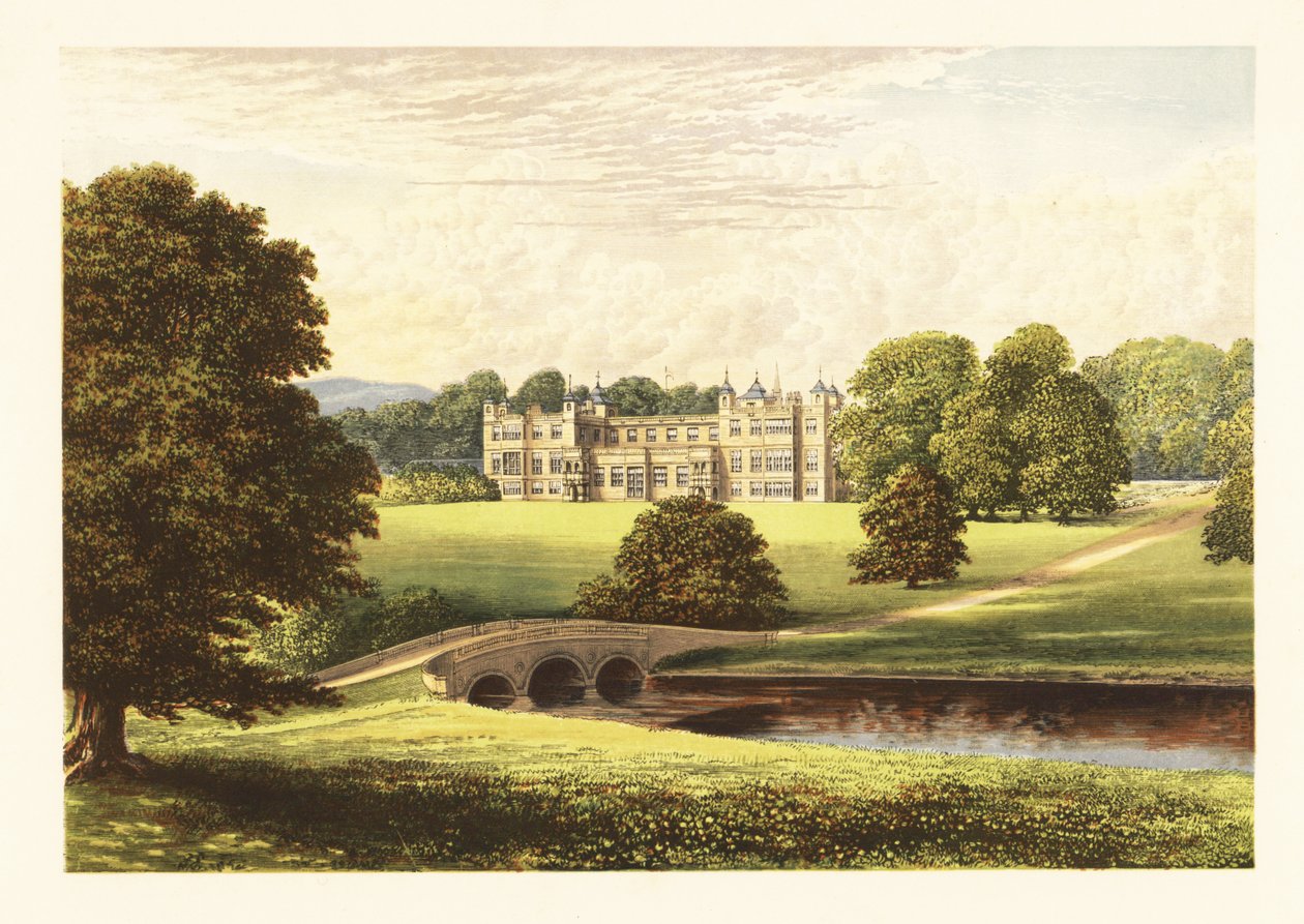 Audley End House, Essex, Anglia. autorstwa Alexander Francis (after) Lydon