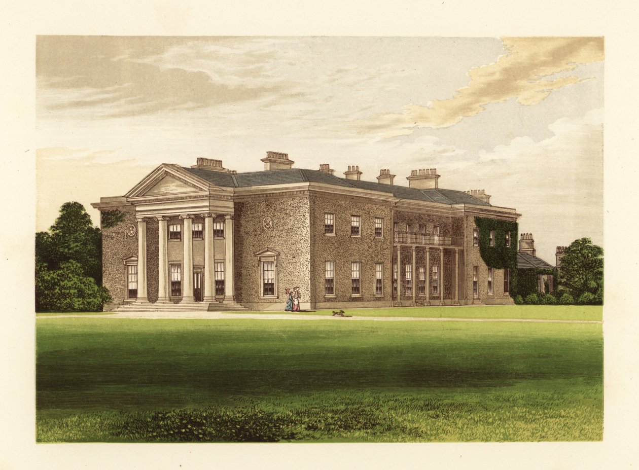 Sąd biskupi, hrabstwo Kildare, Irlandia. autorstwa Alexander Francis (after) Lydon