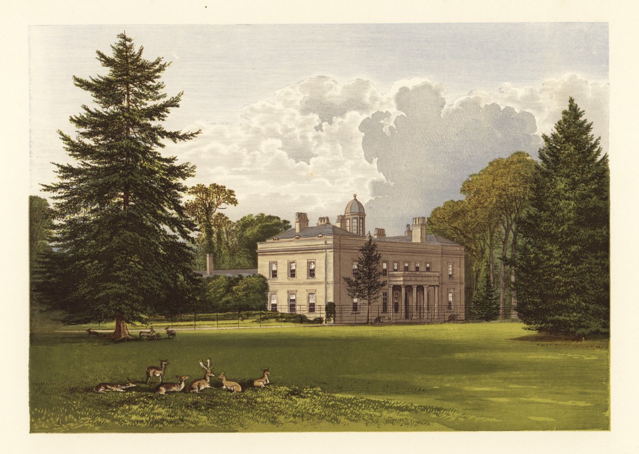 Brockley Hall, Somersetshire, Anglia. autorstwa Alexander Francis (after) Lydon