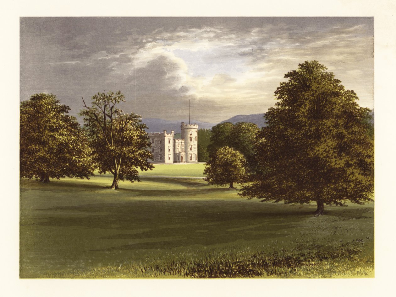 Zamek Forbes, Aberdeenshire, Szkocja. autorstwa Alexander Francis (after) Lydon