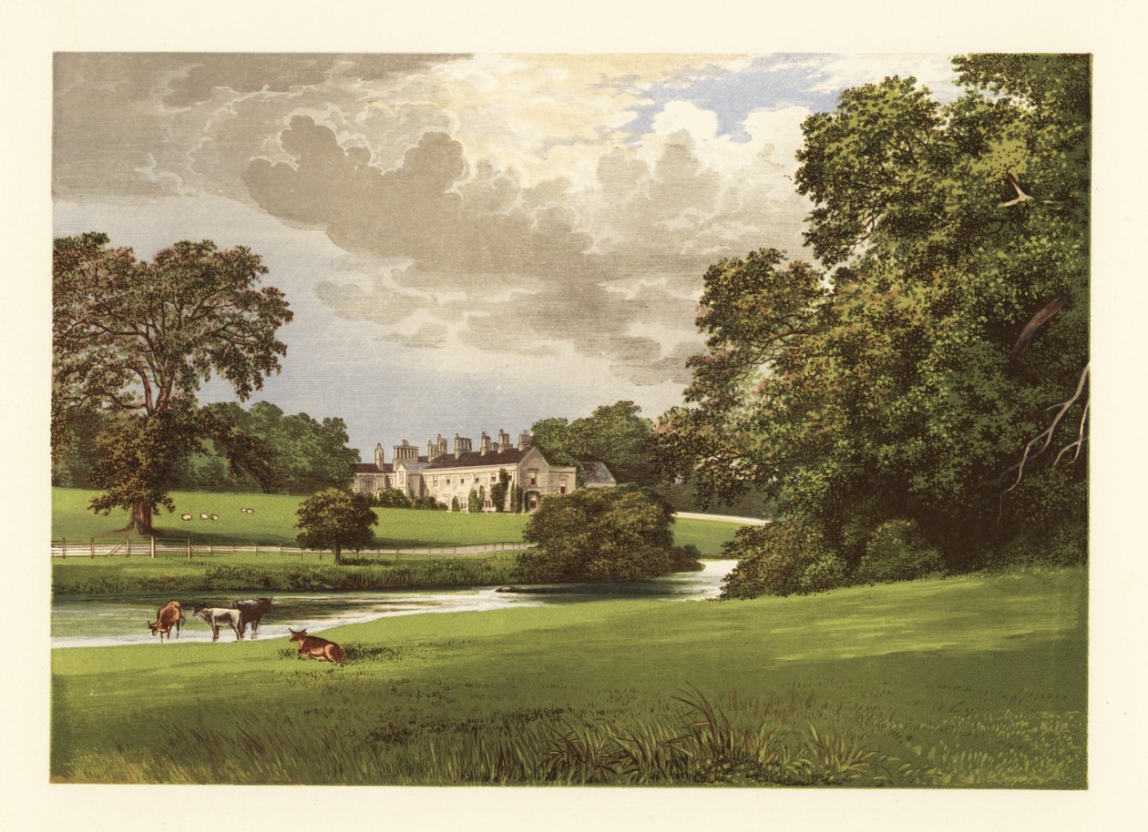 Zamek MacGarrett, Hrabstwo Mayo, Irlandia. autorstwa Alexander Francis (after) Lydon