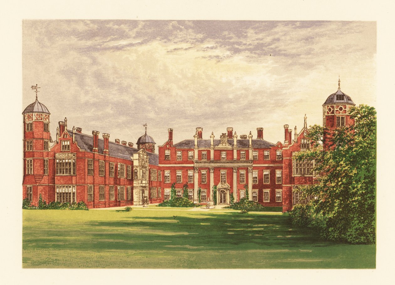 Cobham Hall, Kent, Anglia. autorstwa Alexander Francis (after) Lydon