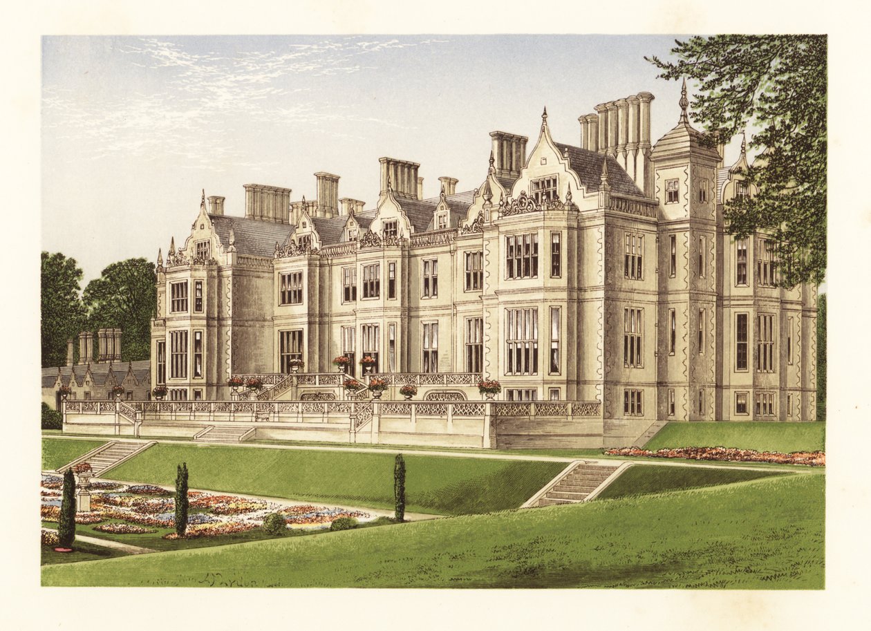 Dartrey House, Hrabstwo Monaghan, Irlandia. autorstwa Alexander Francis (after) Lydon