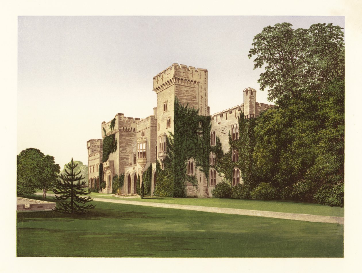 Downton Hall, Shropshire, Anglia. autorstwa Alexander Francis (after) Lydon