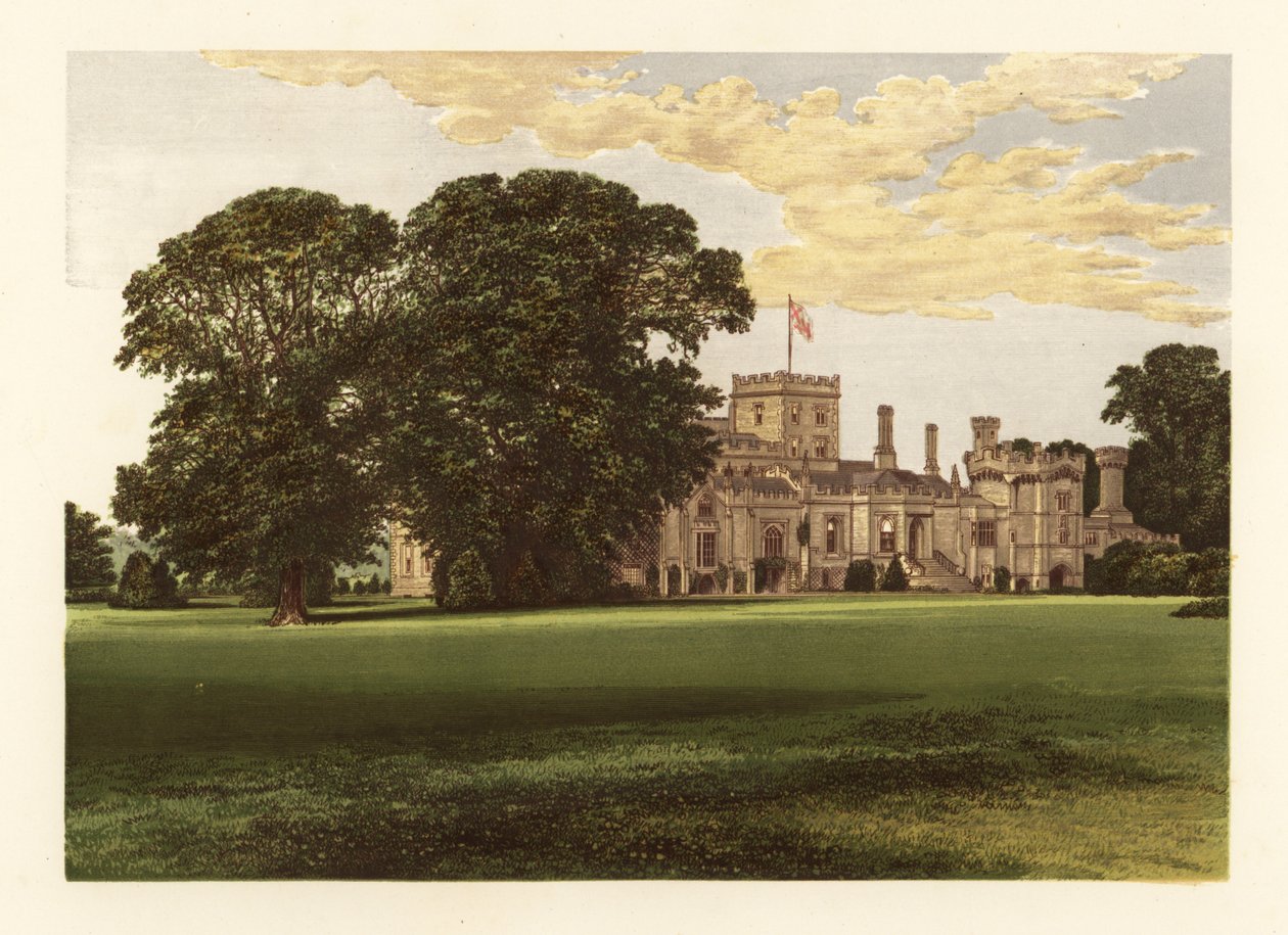 Elton Hall, Northamptonshire, Anglia. autorstwa Alexander Francis (after) Lydon