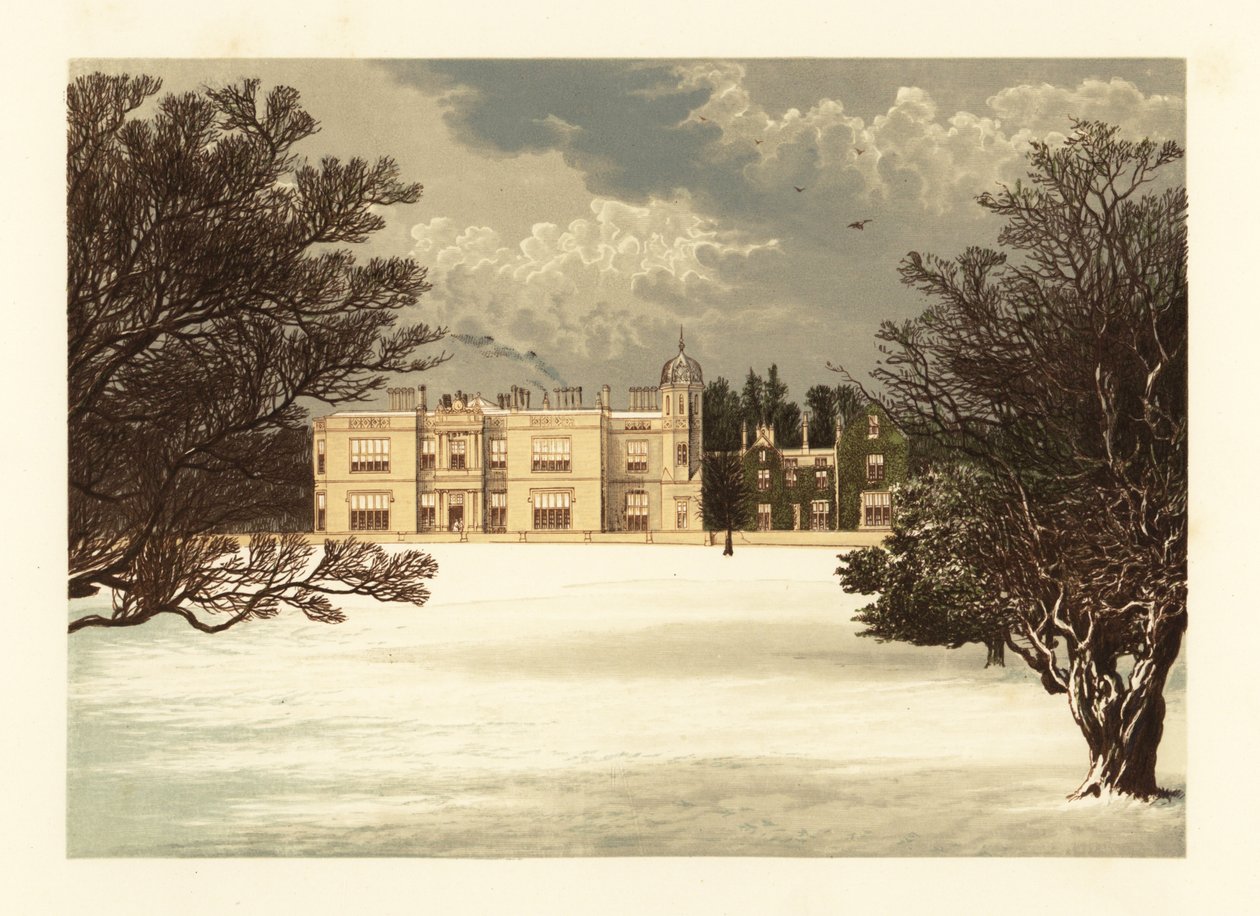 Eshton Hall, Yorkshire, Anglia. autorstwa Alexander Francis (after) Lydon