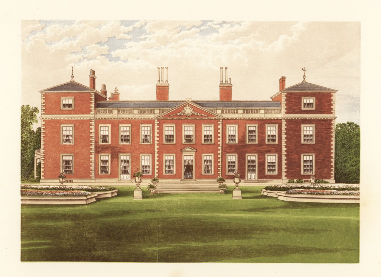 Euston Hall, Suffolk, Anglia. autorstwa Alexander Francis (after) Lydon