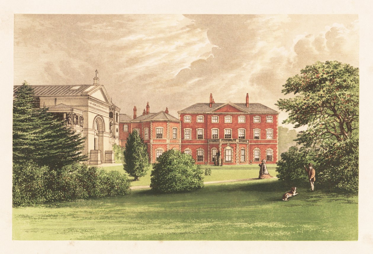 Park Everingham, Yorkshire, Anglia. autorstwa Alexander Francis (after) Lydon