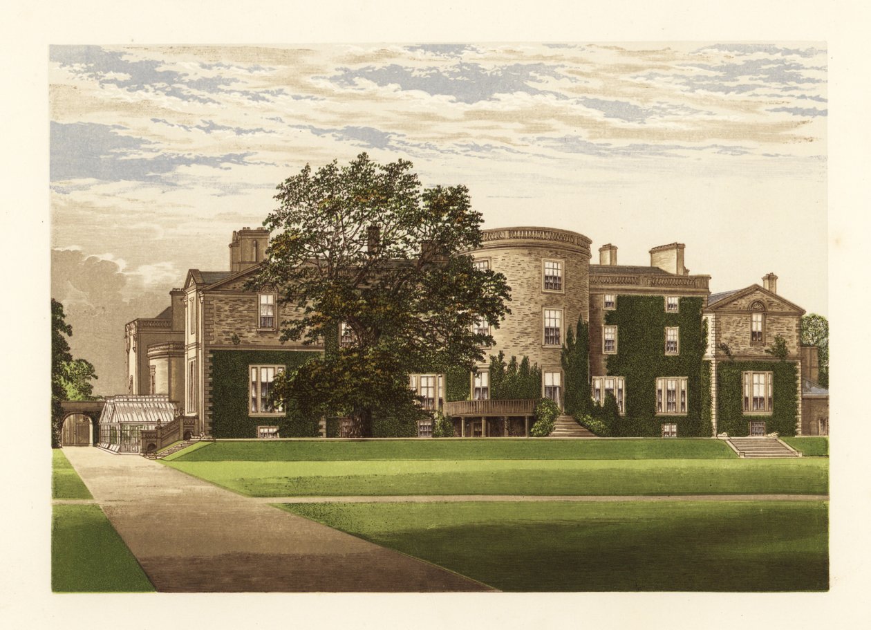 Galloway House, Wigtown, Szkocja. autorstwa Alexander Francis (after) Lydon