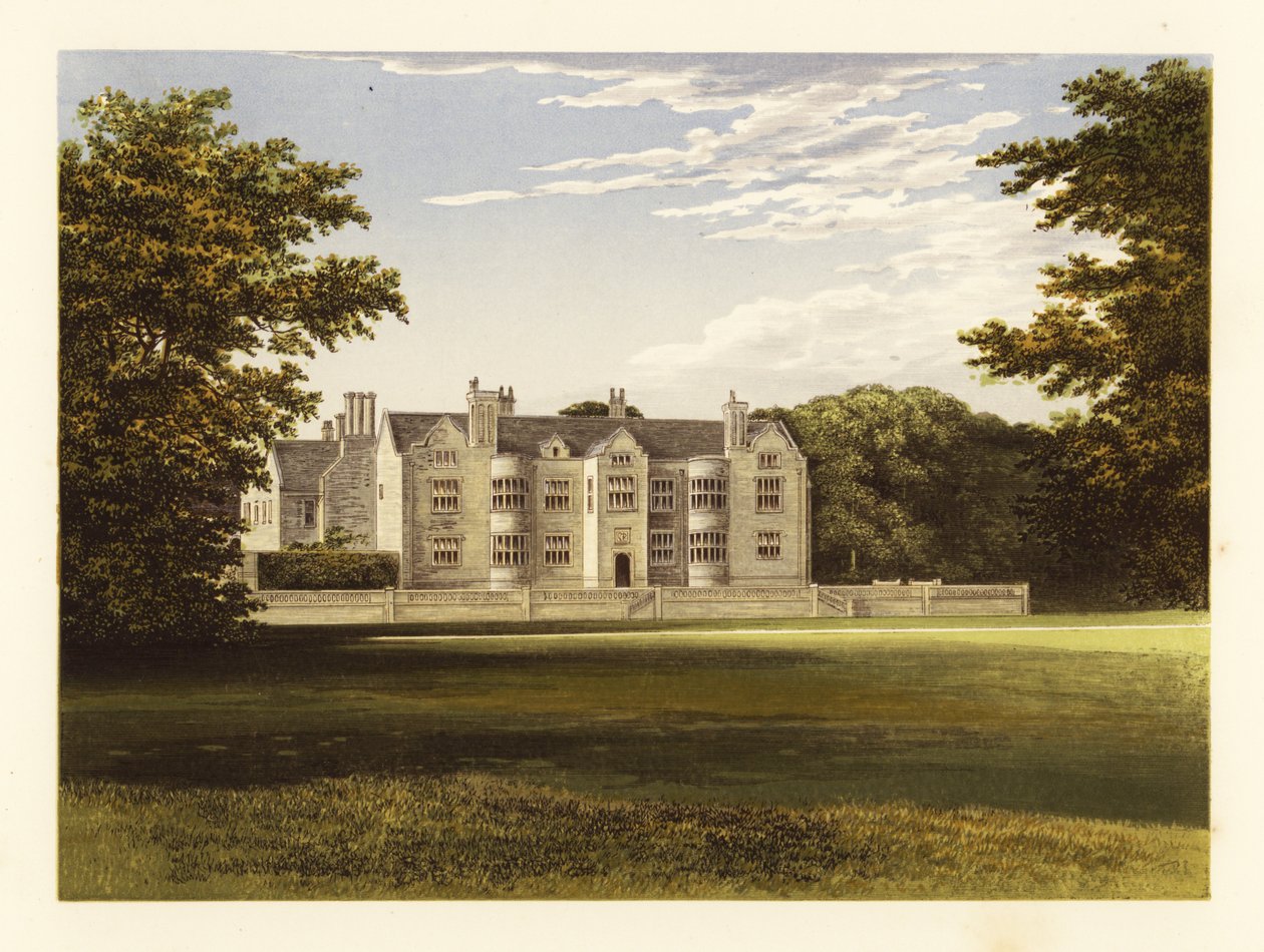 Glynde Place, Sussex, Anglia. autorstwa Alexander Francis (after) Lydon
