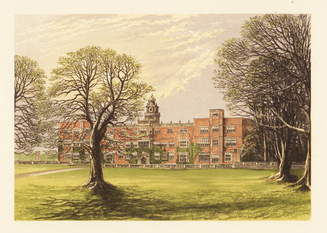 Hatfield House, Herefordshire, Anglia. autorstwa Alexander Francis (after) Lydon