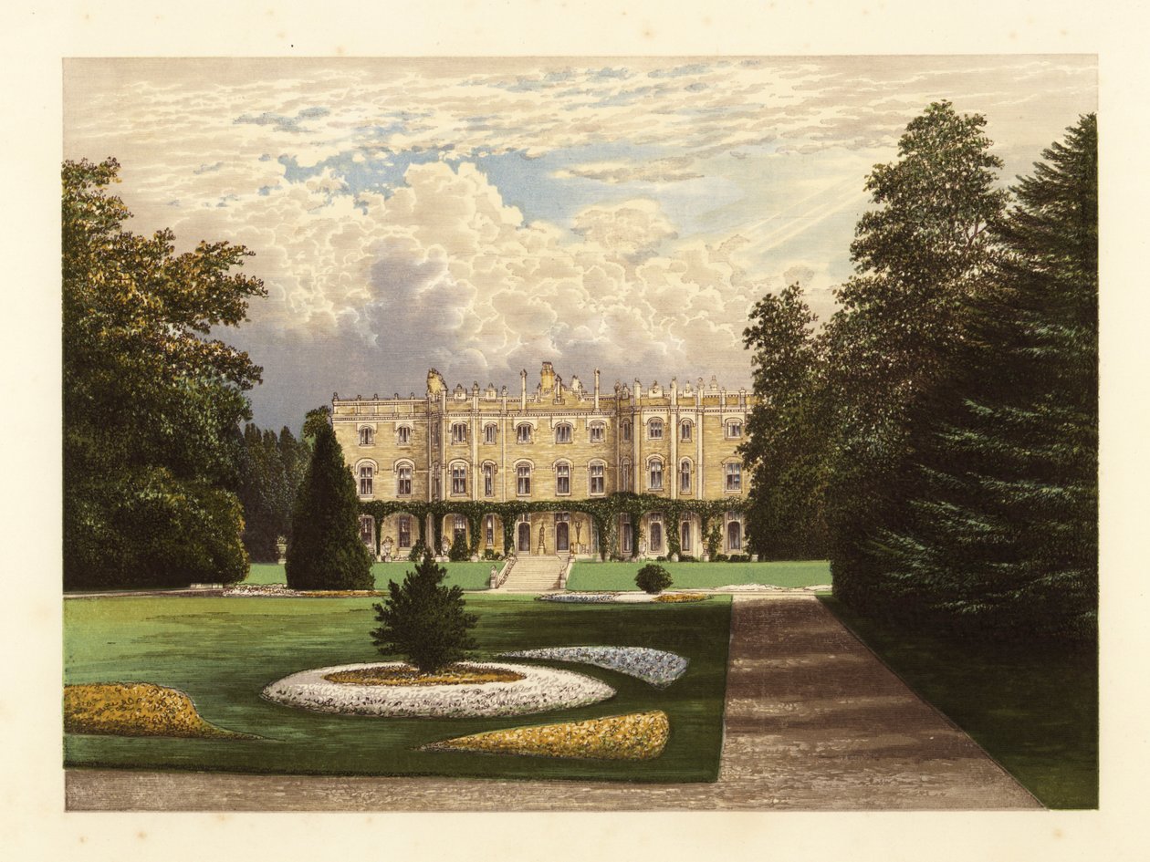 Hughenden Manor, Buckinghamshire, Anglia. autorstwa Alexander Francis (after) Lydon