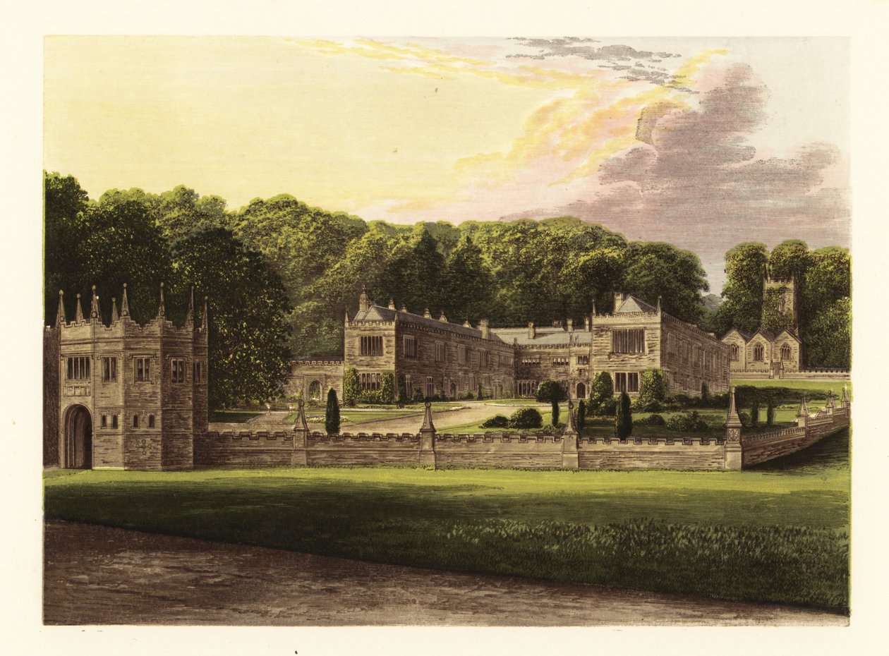 Lanhydrock House, Kornwalia, Anglia. autorstwa Alexander Francis (after) Lydon