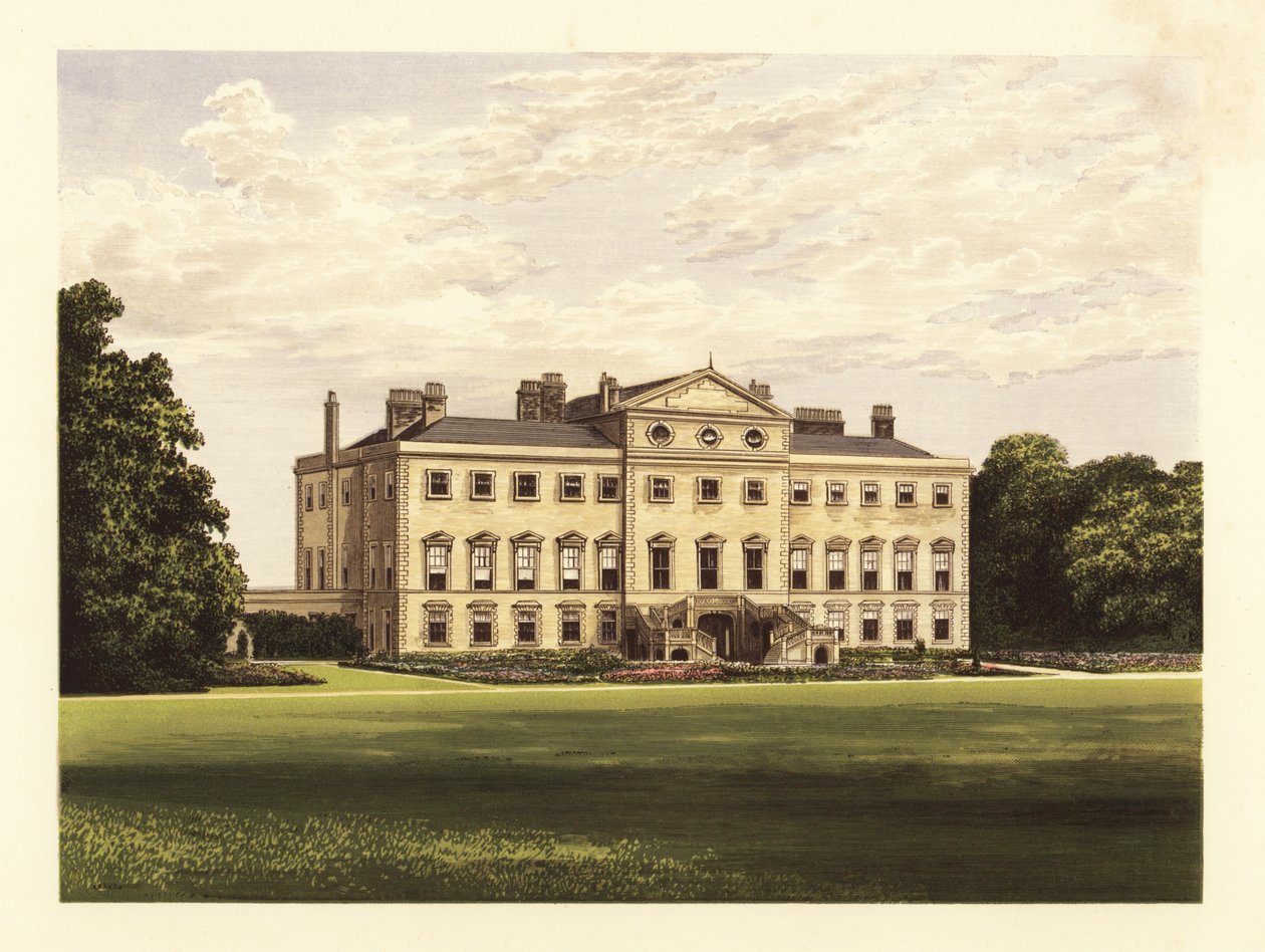 Lathom House, Lancashire, Anglia. autorstwa Alexander Francis (after) Lydon