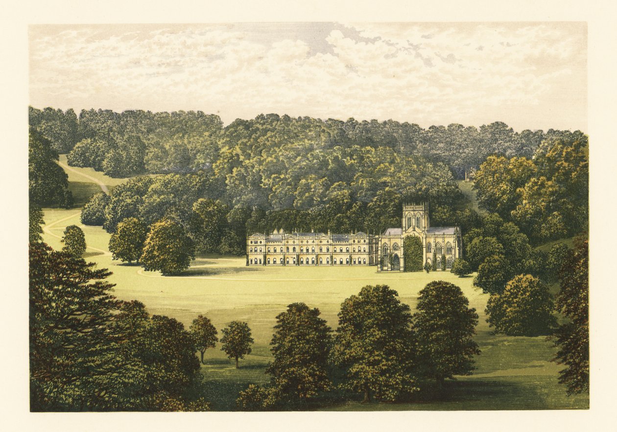 Opactwo Milton, Dorsetshire, Anglia. autorstwa Alexander Francis (after) Lydon