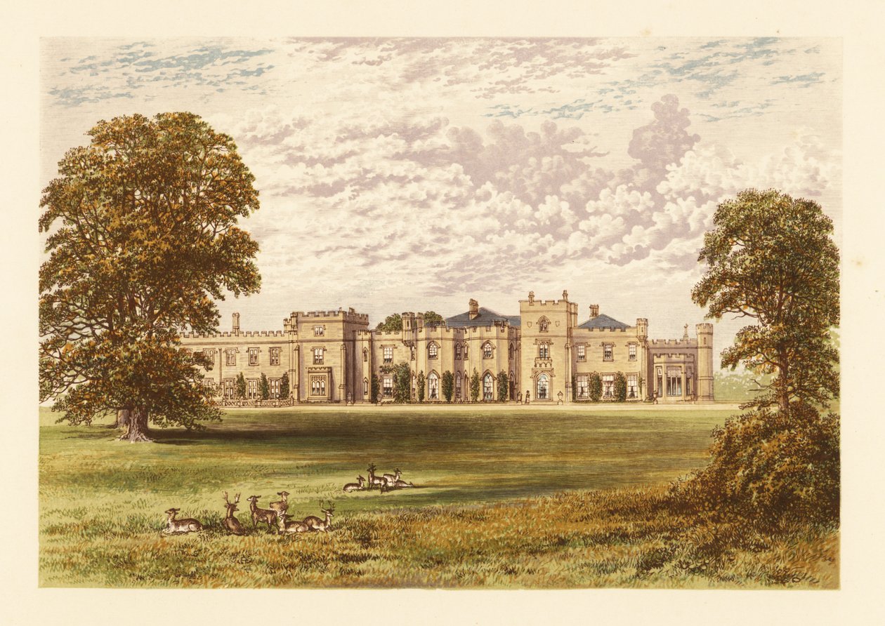 Park Panshanger, Hertfordshire, Anglia. autorstwa Alexander Francis (after) Lydon