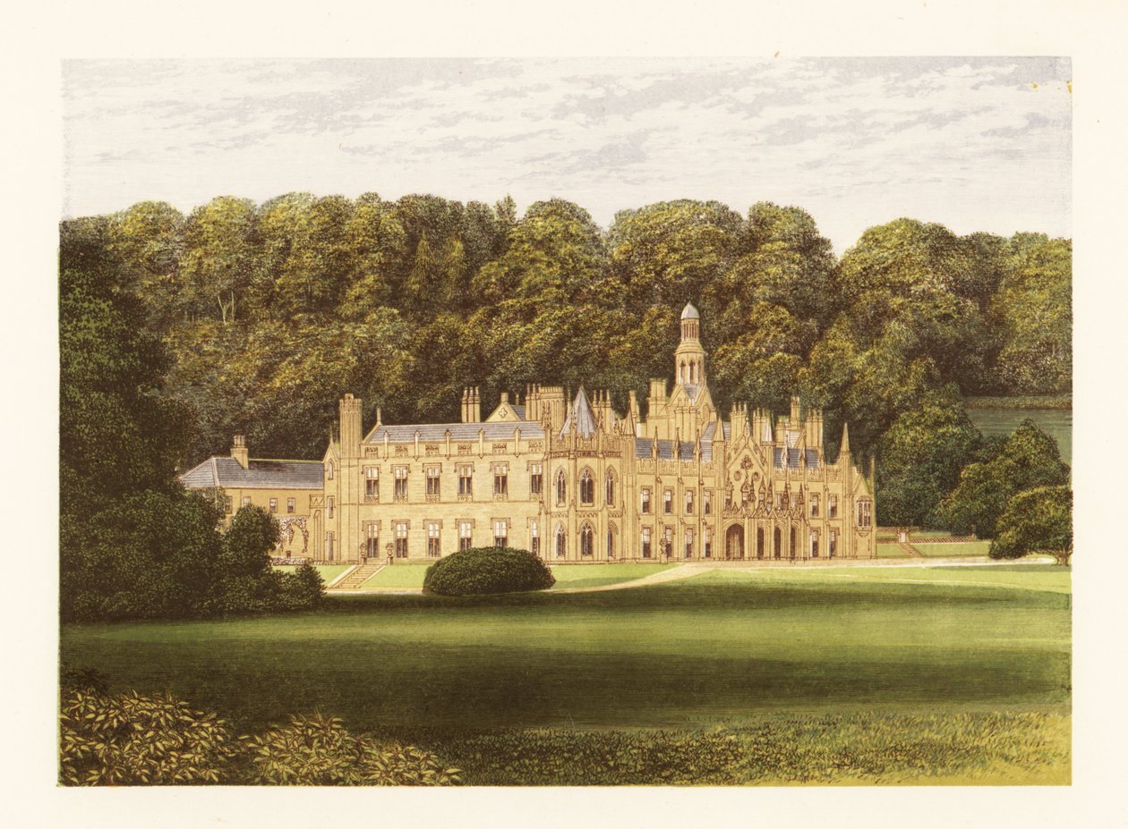 Opactwo Shelton, hrabstwo Wicklow, Irlandia. autorstwa Alexander Francis (after) Lydon