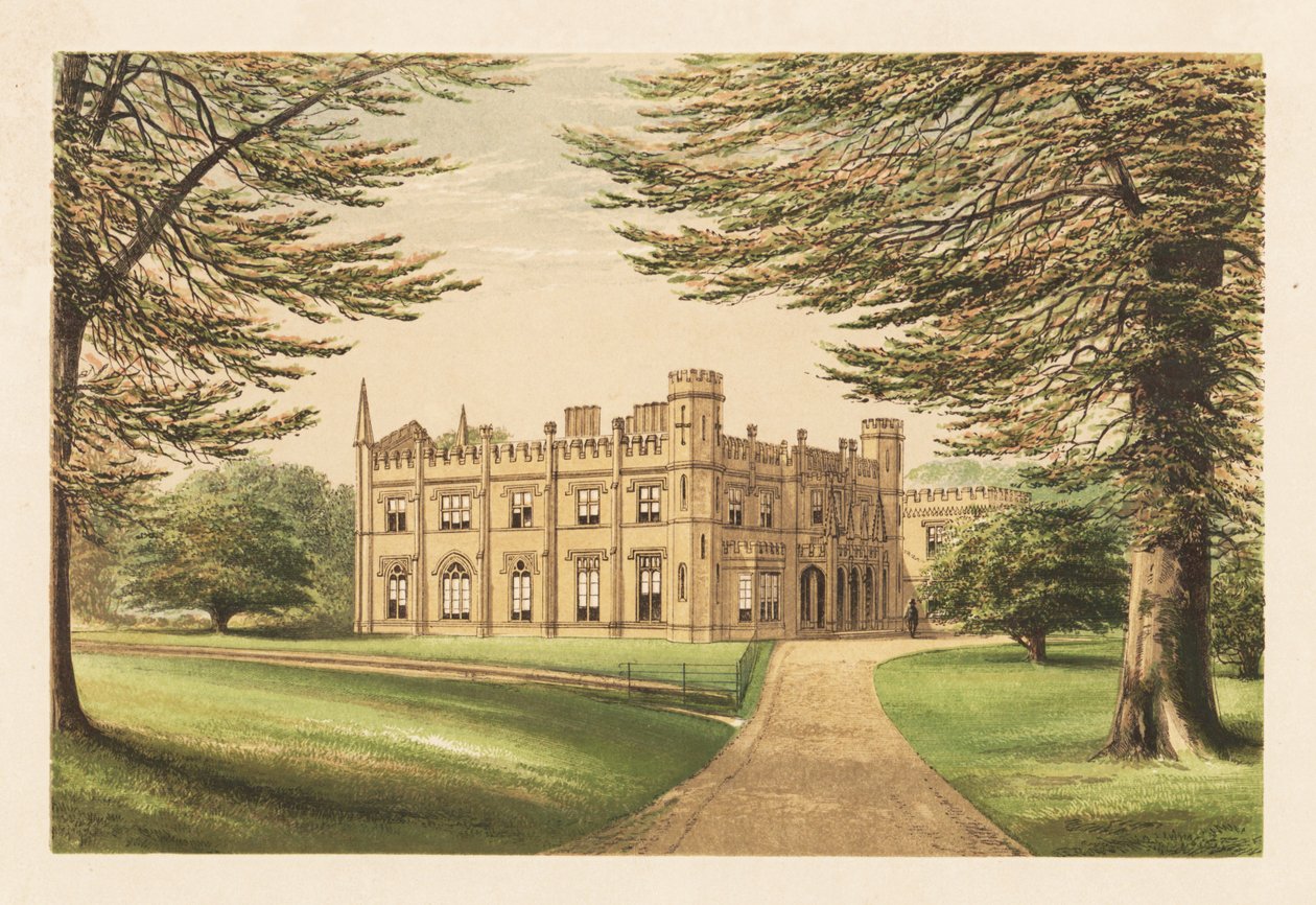 Park Thrybergh, Yorkshire, Anglia. autorstwa Alexander Francis (after) Lydon
