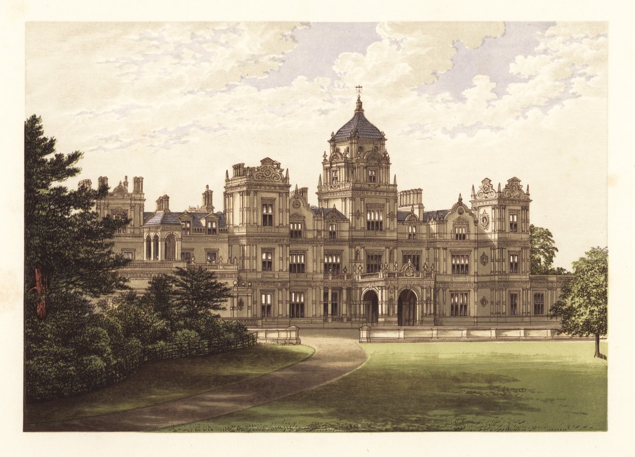 Westonbirt House, Gloucestershire, Anglia. autorstwa Alexander Francis (after) Lydon