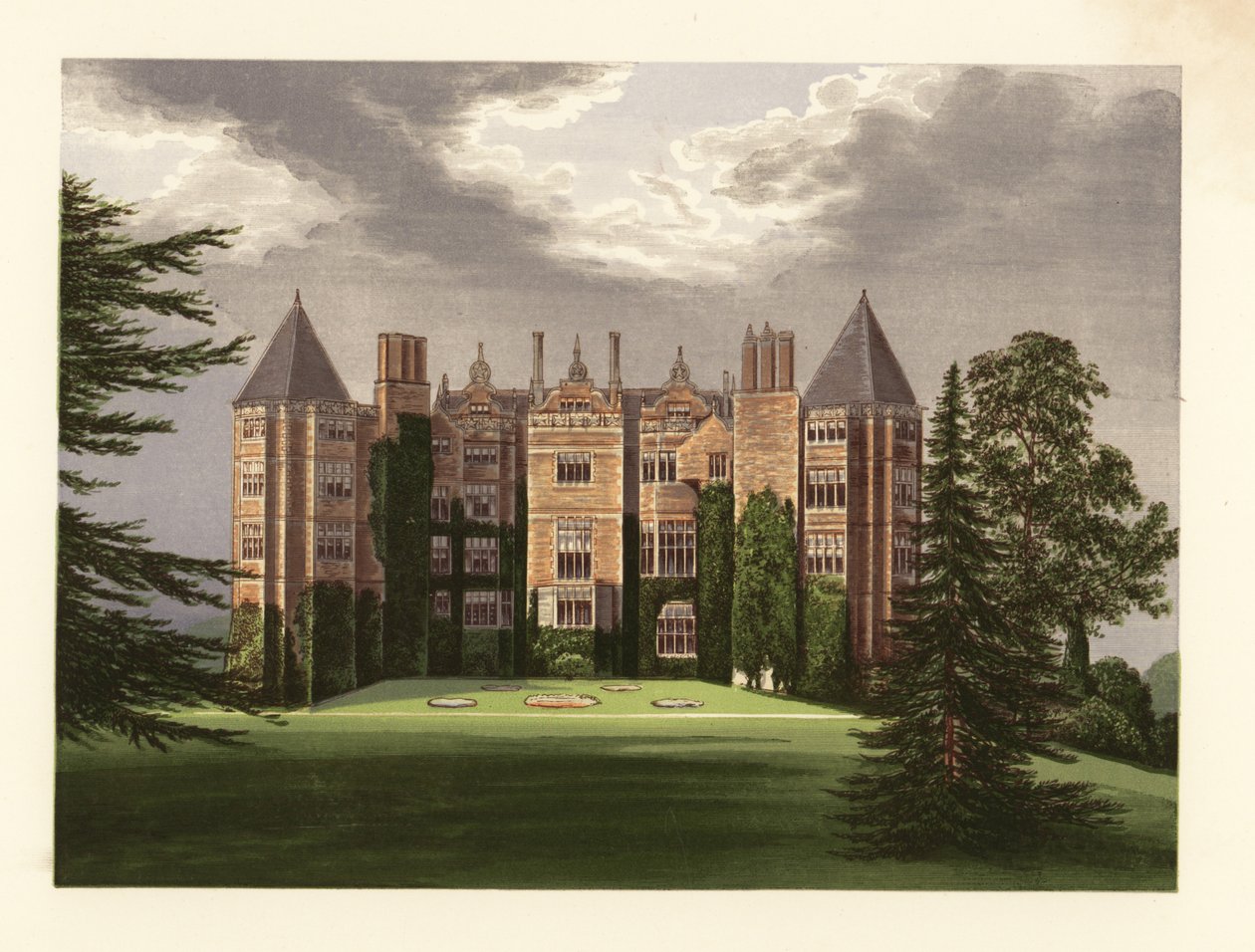 Westwood Park, Worcestershire, Anglia. autorstwa Alexander Francis (after) Lydon