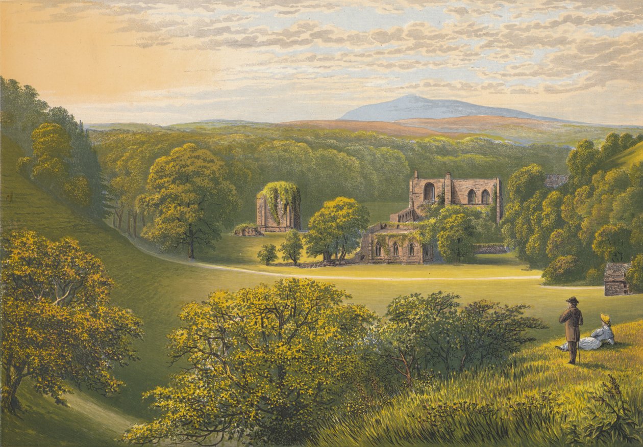 Opactwo Furness, ok. 1880, 1897 autorstwa Alexander Francis Lydon