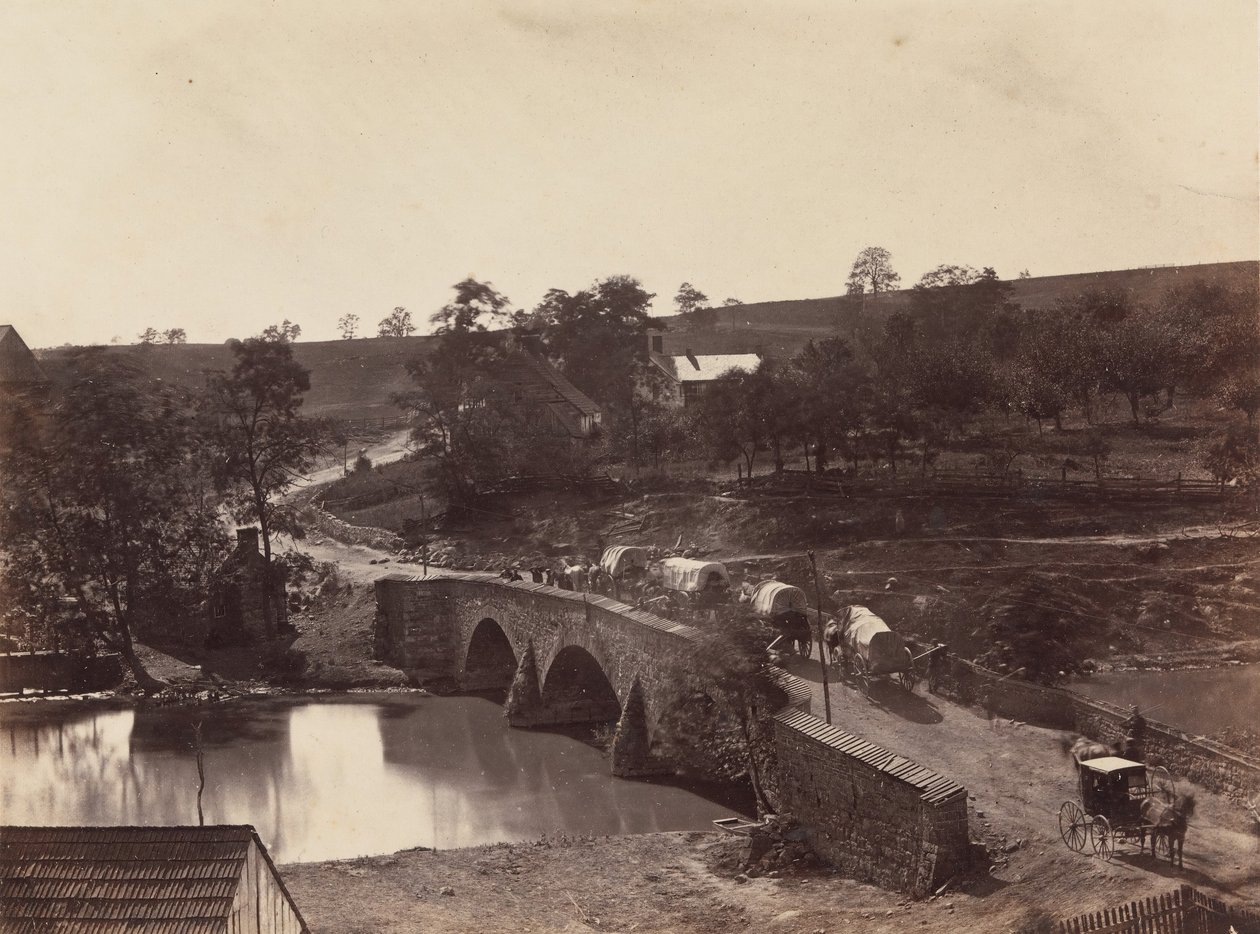 Antietam Bridge, On the Sharpsburgh and Boonsboro Turnpike, nr 3, wrzesień 1862, 1862. autorstwa Alexander Gardner