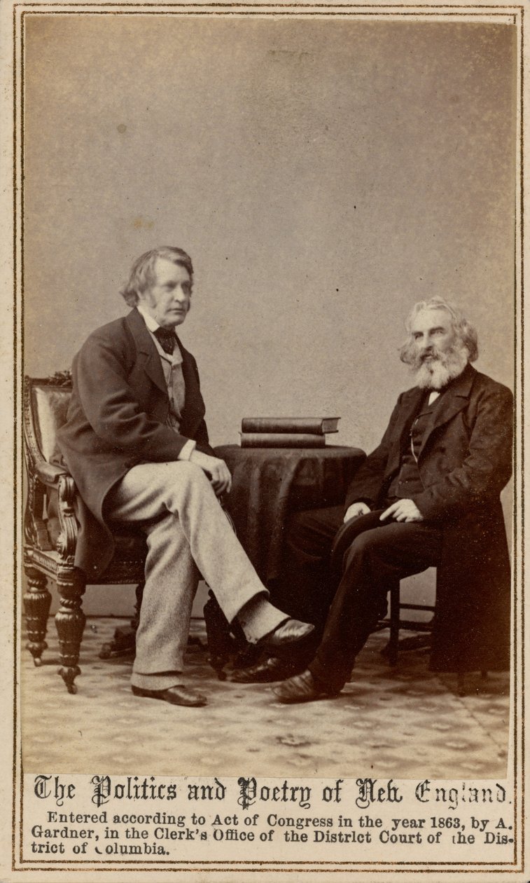 Polityka i poezja Nowej Anglii, 1863 (zdjęcie) autorstwa Alexander Gardner