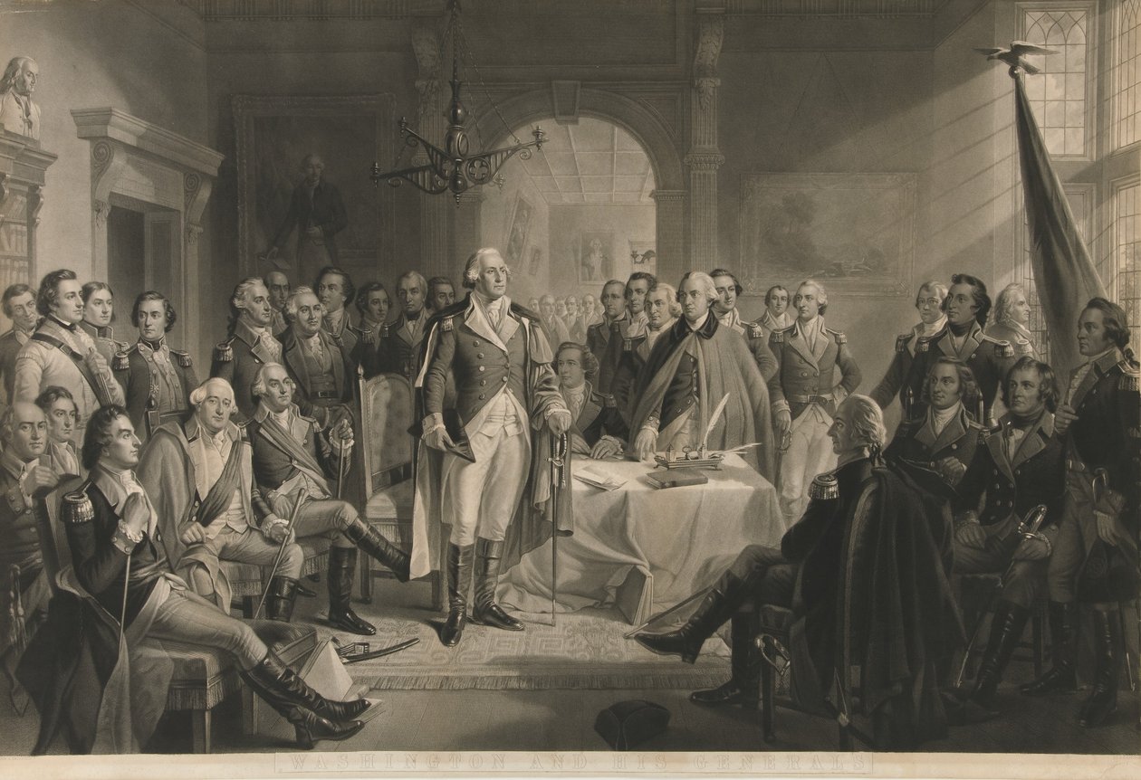 Washington i jego generałowie, wyd. ok. 1870 r autorstwa Alexander Hay Ritchie