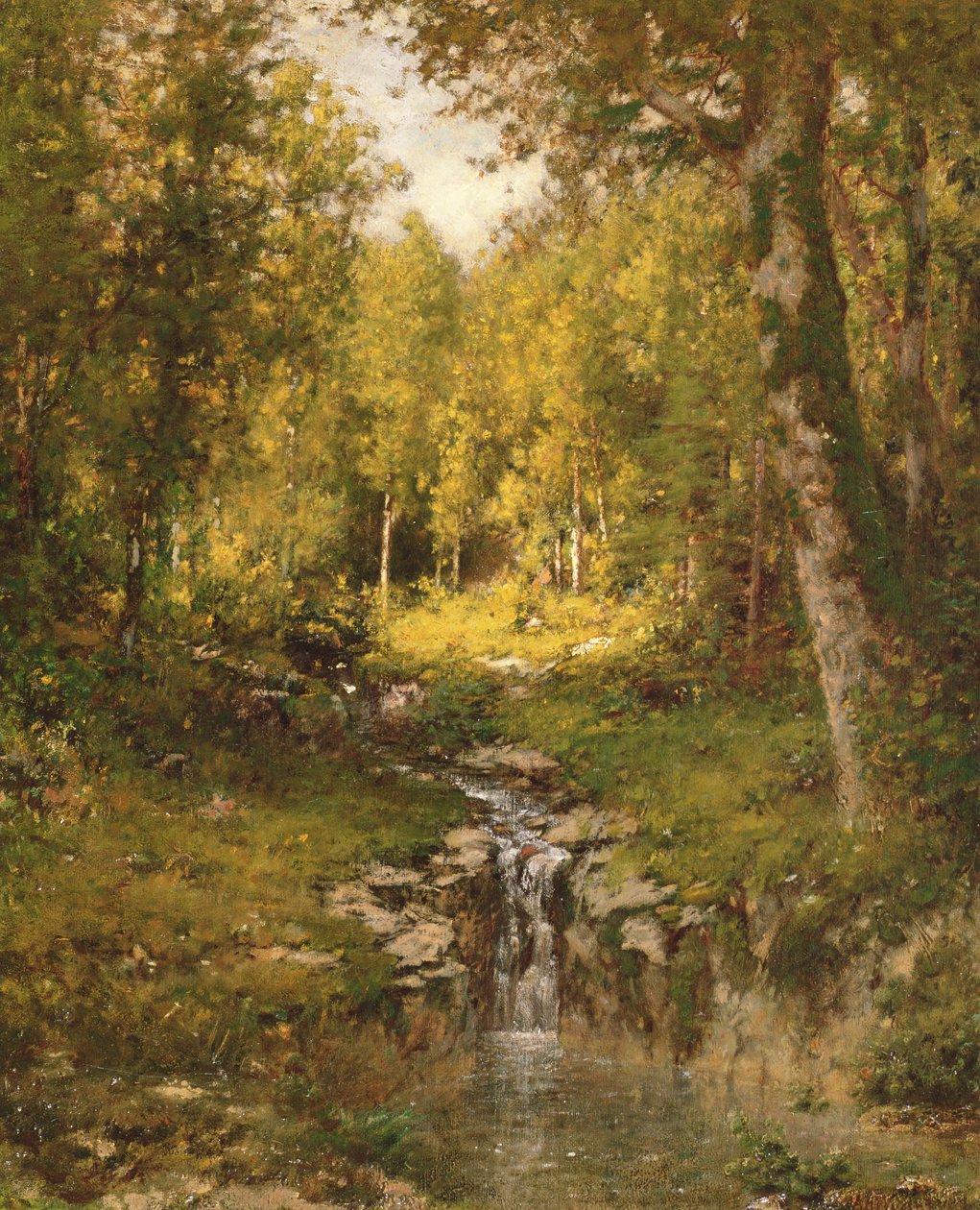 Basen w lesie, 1880 autorstwa Alexander Helwig Wyant
