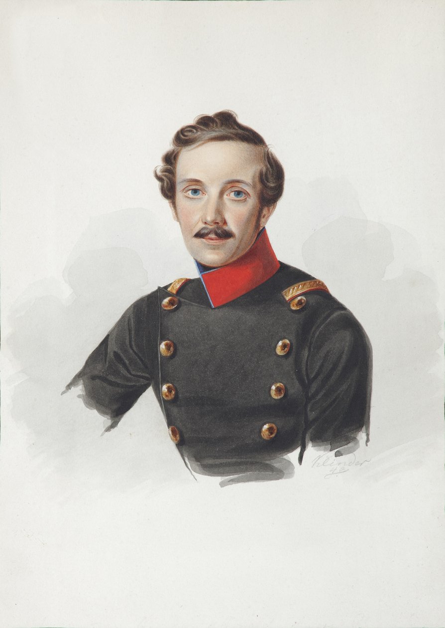 Portret arysta Fiodorowicza von Gersdorffa 1805-1883, 1840 autorstwa Alexander Ivanovich Klünder