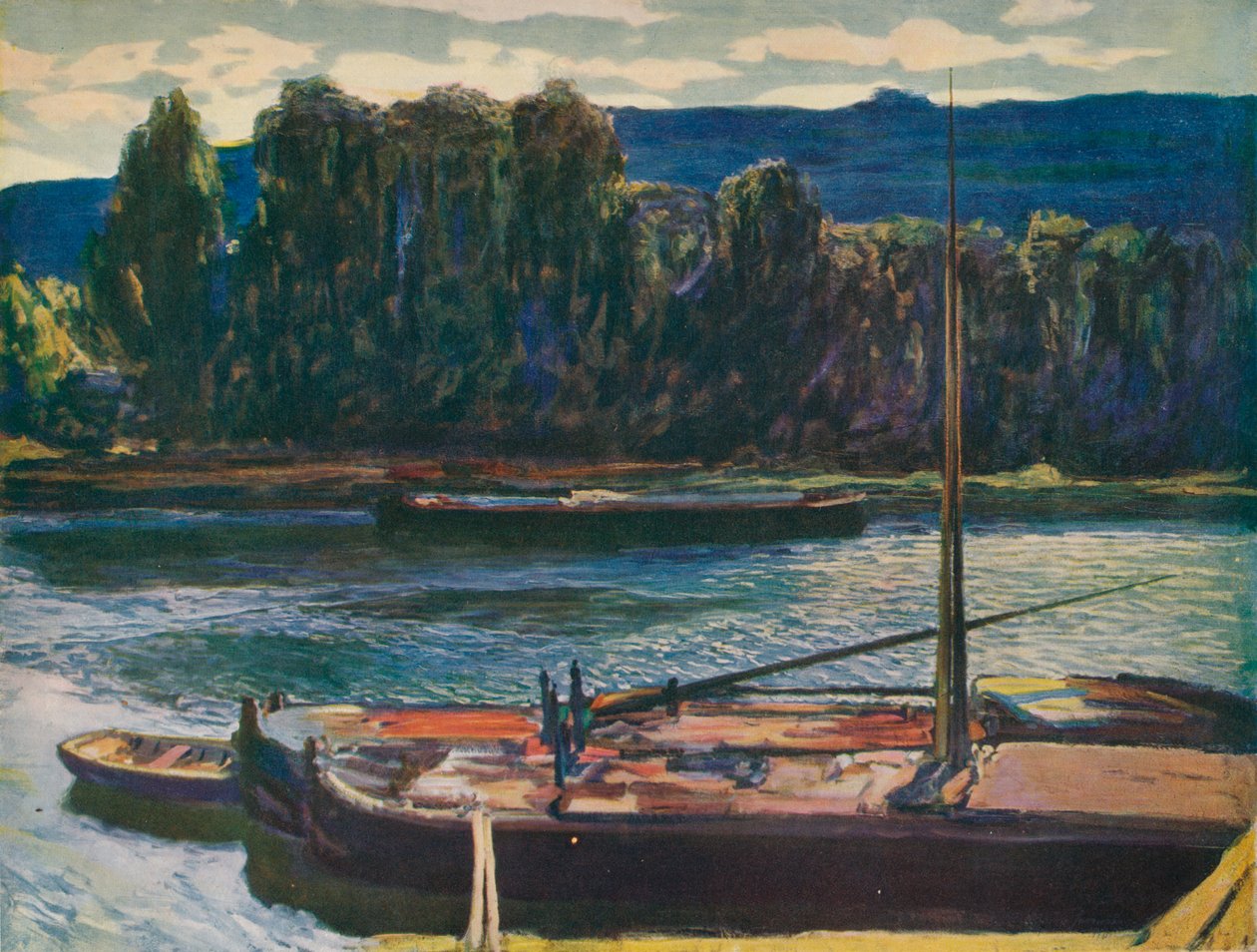 Wieczór nad Sekwaną, ok. 1910, 1912 autorstwa Alexander Jamieson
