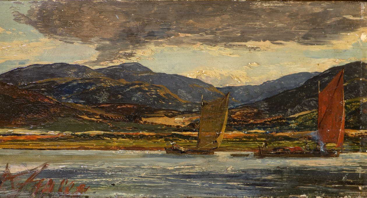 Scena rzeczna autorstwa Alexander Jnr. Fraser
