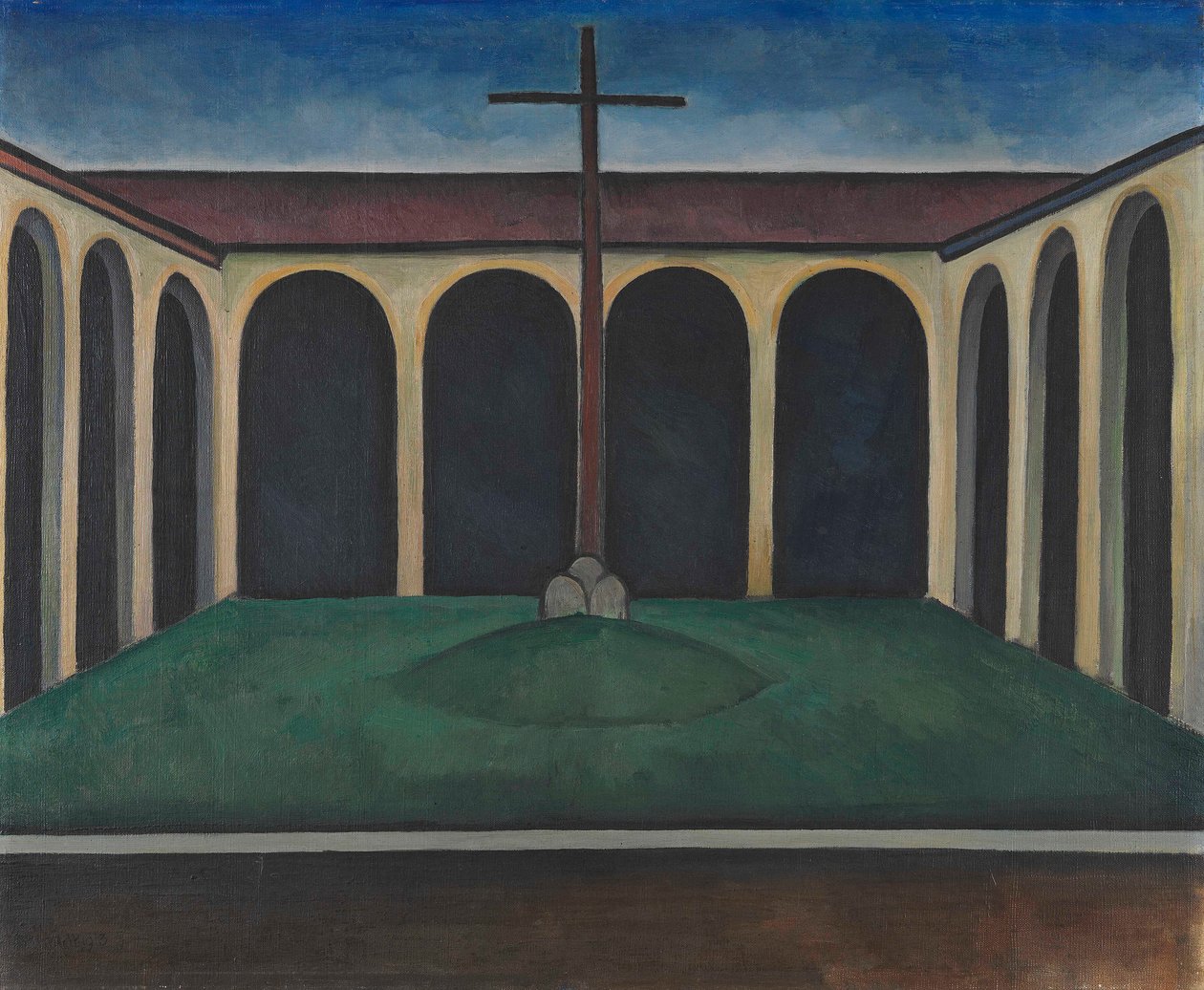 Klasztor I, 1913. autorstwa Alexander Kanoldt