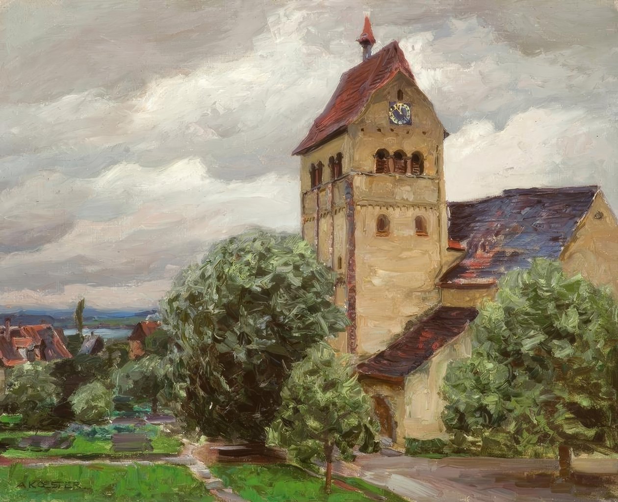 Reichenau, Marienmünster / obraz Alexander Koester autorstwa Alexander Köster