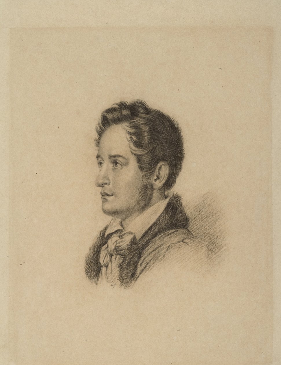 Portret autora Aleksandra Hercena 1812-1870, ok. 1836 autorstwa Alexander Lavrentievich Vitberg