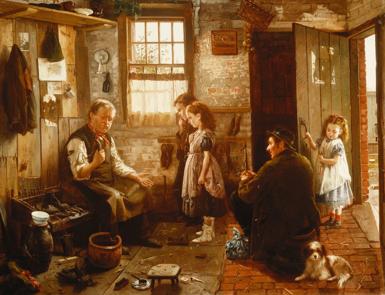 Niespokojne chwile, 1871 autorstwa Alexander M. Rossi