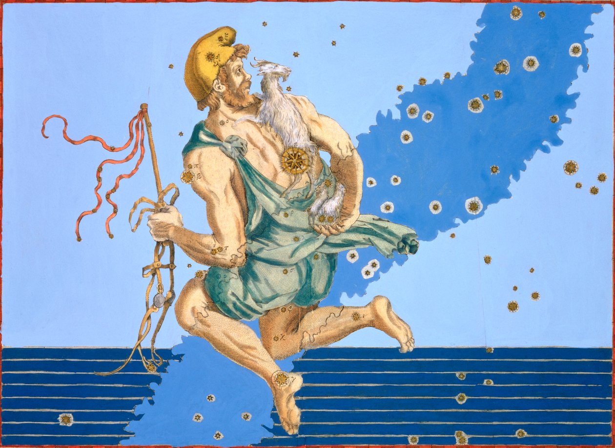 Gwiazdozbiór Woźnicy, 1603 autorstwa Alexander Mair