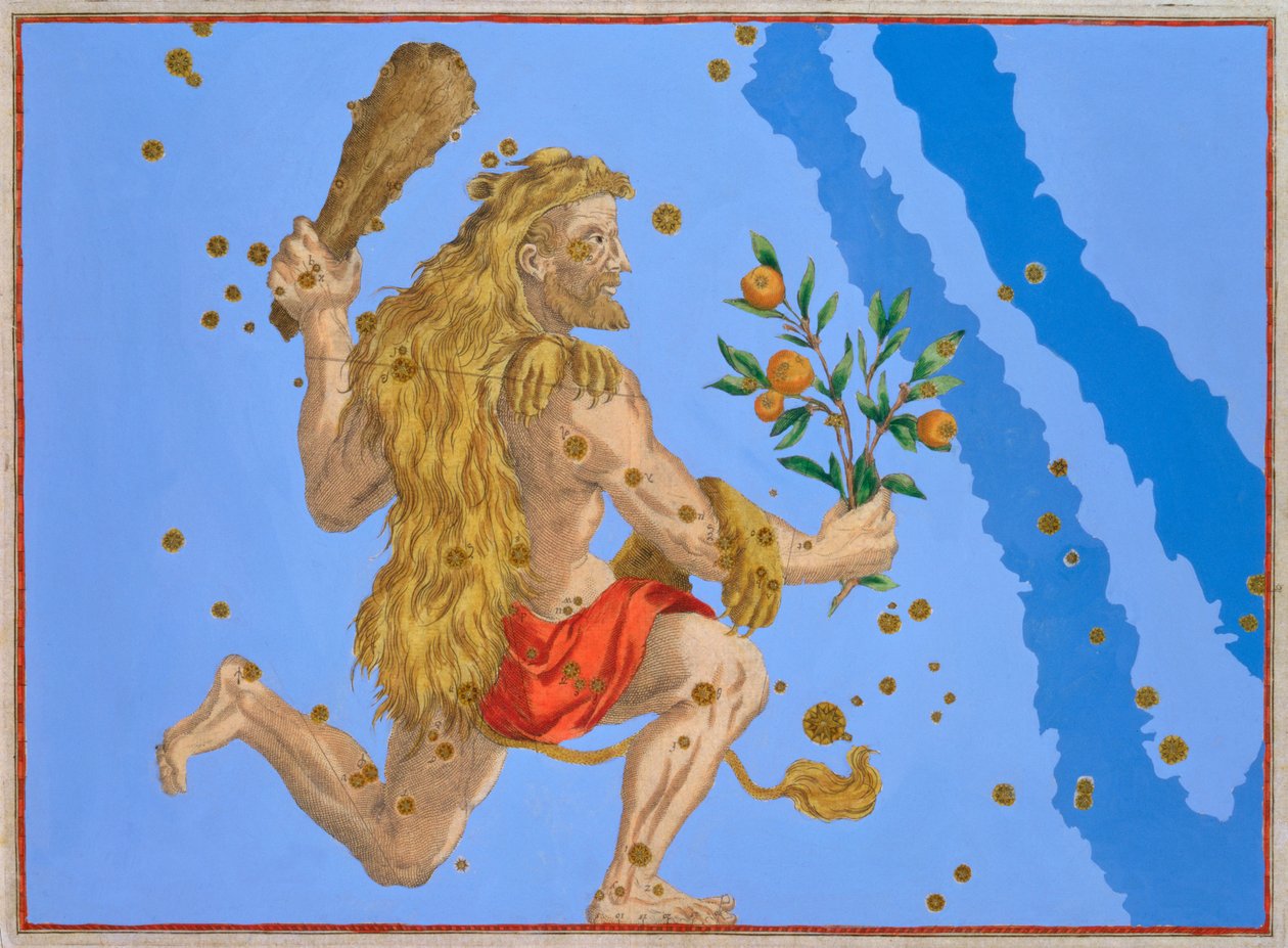 Gwiazdozbiór Herkulesa, 1603 autorstwa Alexander Mair