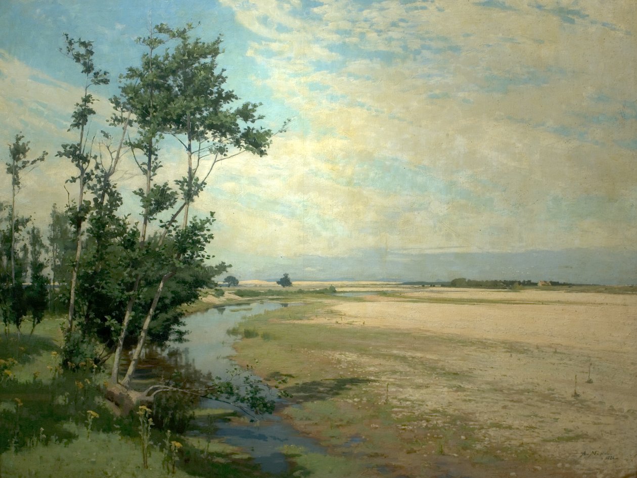 Findhorn Backwater, Moray Firth, Szkocja, 1886 autorstwa Alexander Mann