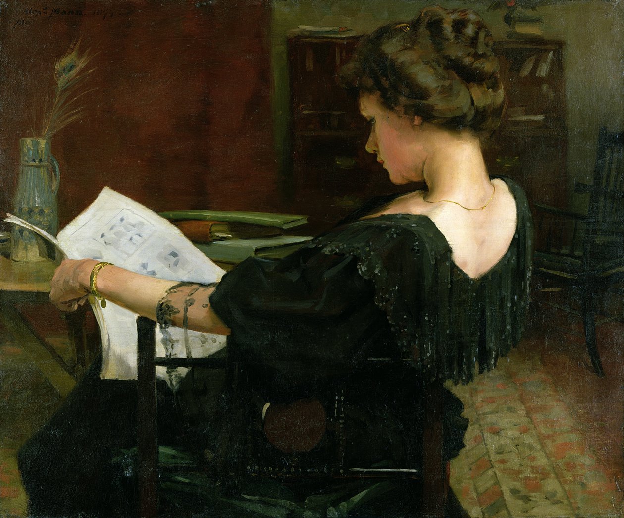 Portret Heleny Gow autorstwa Alexander Mann