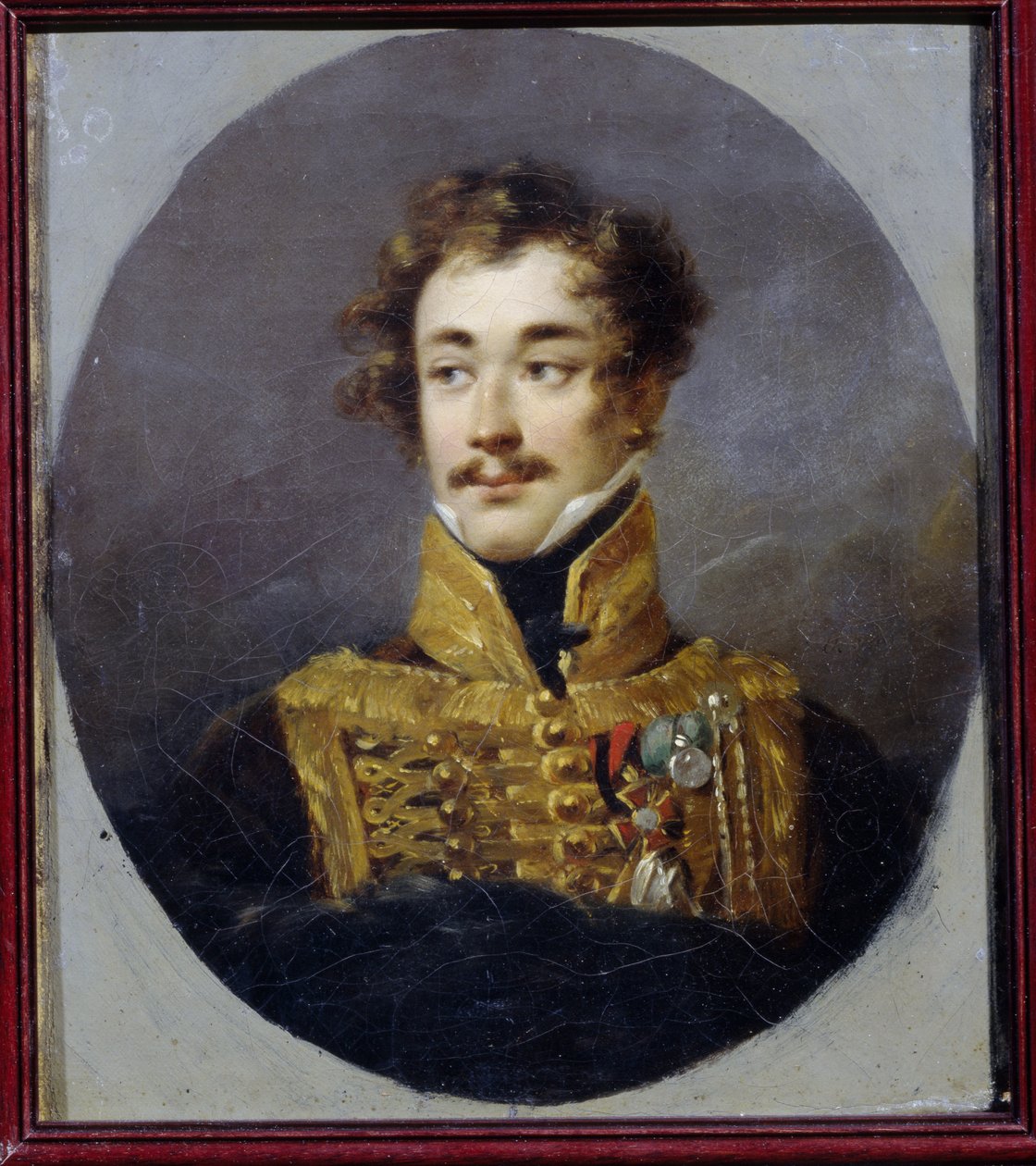 Portret hrabiego Aleksandra Olsufiewa (1790-1853). (Portret hrabiego Aleksandra Olsufiewa). Obraz Aleksandra (Alexandre) Molinari (1772-1831), olej na płótnie autorstwa Alexander Molinari