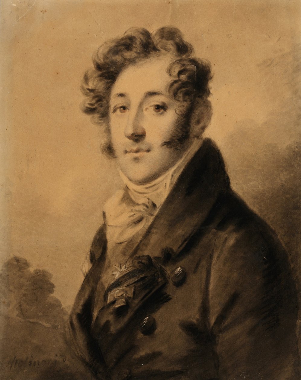Portret Konstantina Jakowlewicza Bułhakowa 1782-1835, 1800r. autorstwa Alexander Molinari
