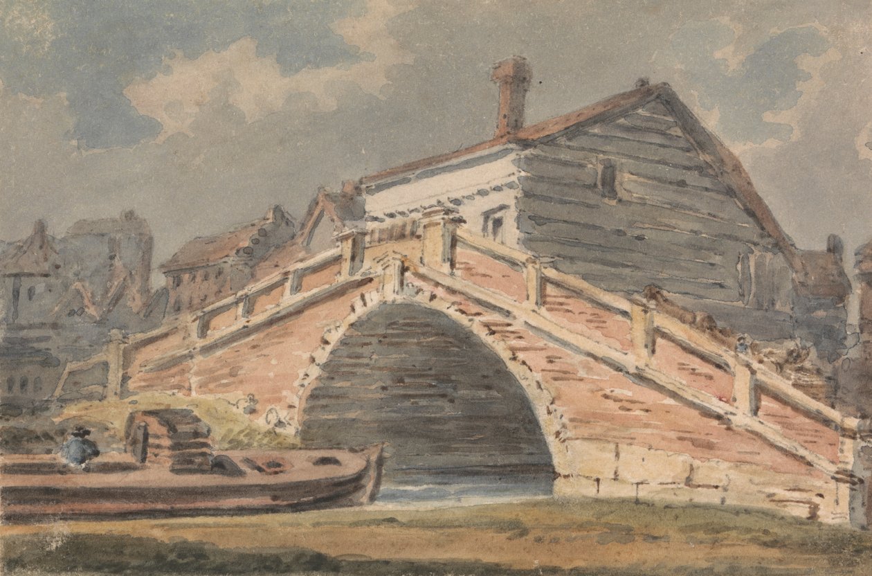 Most Lewes, Sussex autorstwa Alexander Monro