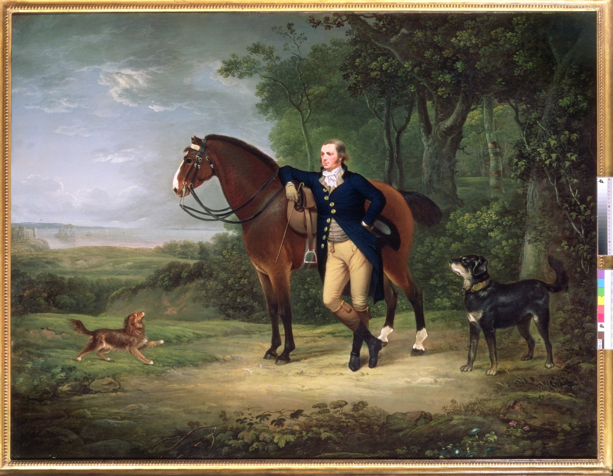 Portret dżentelmena, prawdopodobnie George Hay, 7. markiz Tweeddale, c.1790 autorstwa Alexander Nasmyth
