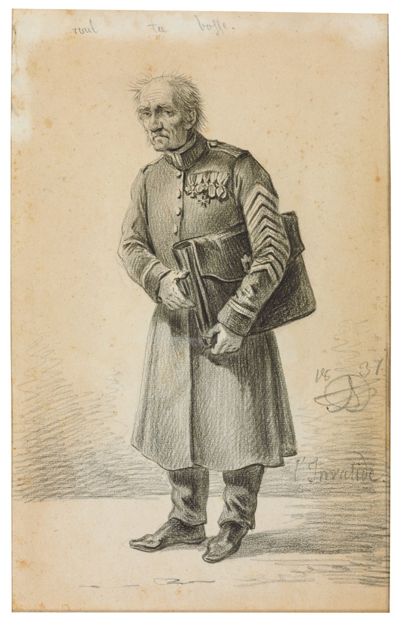 Weteran Cesarskiej Armii Rosyjskiej, 1837 autorstwa Alexander Orlowski