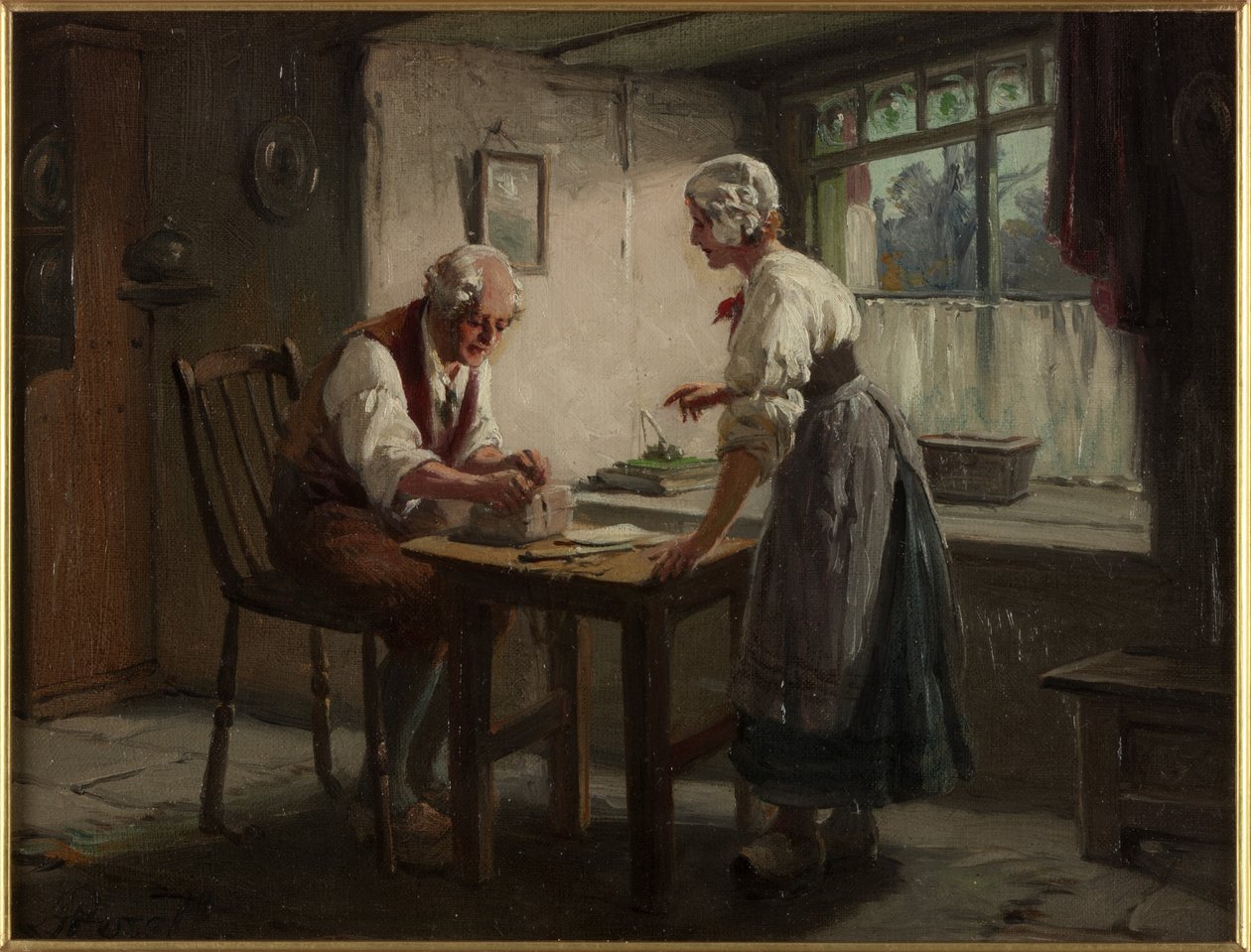 Prezent na front (olej na płótnie) autorstwa Alexander Rosell